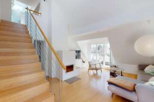 Design-Maisonette (Alleinige Etage) | KfW-A+, Galerie, Kamin | nahe S-Bahn Untermenzing – Manzostr. 15, 80997 Allach, München – Vorschaubild 2