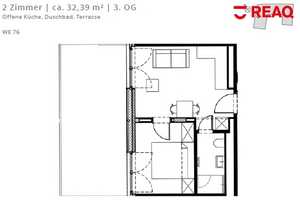 Luxuriöse 2-Zimmer-Wohnung mit Einbauküche und Balkon in gepflegtem Neubaukomplex im Pontviertel! – Veltmanplatz 8b, 52062 Aachen – Vorschaubild 9