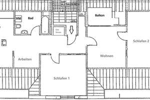Wunderschöne 3 Zi Dachgeschoss Wohnung mit Balkon und Küche – Konradstr. -, 90429 Muggenhof, Nürnberg – Vorschaubild 17