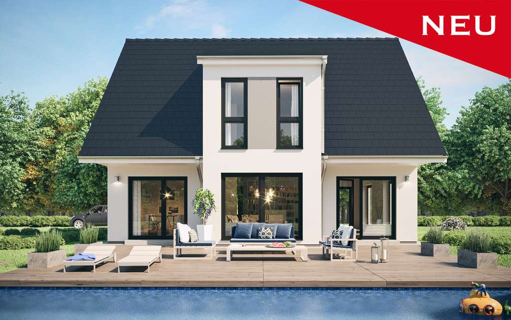 Immobilie in Bordesholm - Modernes KFW 40 ScanHaus mit Grundstückshinweis in Bordesholm - Bild 0