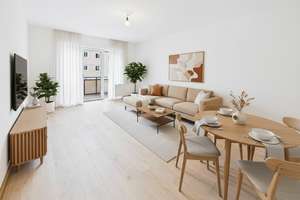 Urban wohnen! Moderne 3-Zimmer-Wohnung mit sonnigem Balkon in der Neu-Ulmer Innenstadt! – Die vollständige Adresse der Immobilie erhältst du vom Anbieter., 89231 Neu-Ulm – Vorschaubild 2