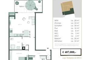 Ihr Platz an der Sonne – Dachgeschosswohnung mit großem Balkon – Schniedertwiete 8, 24629 Kisdorf – Vorschaubild 7