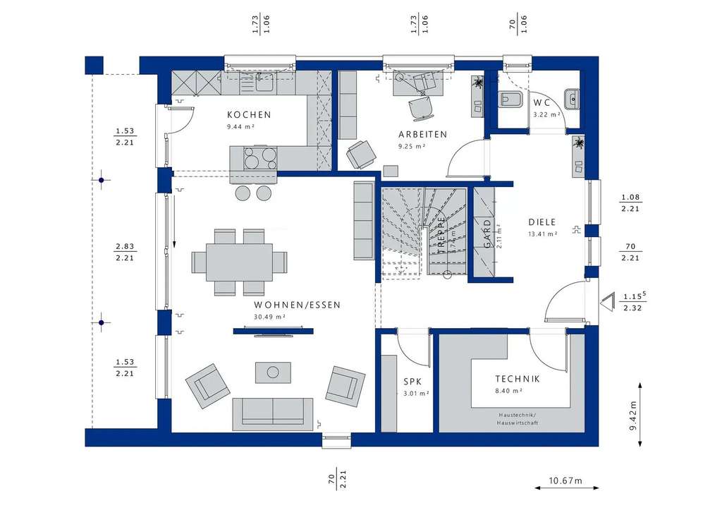 Immobilie in Uettingen - ZURÜCKHALTENDE ELEGANZ - TOLL GERAHMT- AUF GROSSZÜGIGEM GRUNDSTÜCK - Bild 1