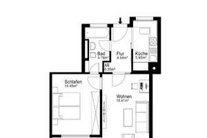 AIGNER - Zentrale 2-Zimmer-Wohnung mit viel Ausbaupotential – Die vollständige Adresse der Immobilie erhältst du vom Anbieter., 80637 Dom Pedro, München – Vorschaubild 6