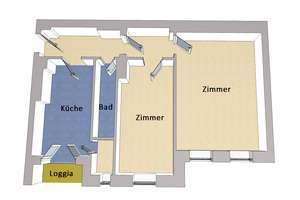 IMMOBERLIN.DE – Spitzenlage! Schöne Altbauwohnung mit ruhiger Südwestloggia – Die vollständige Adresse der Immobilie erhältst du vom Anbieter., 10997 Kreuzberg, Berlin – Vorschaubild 7