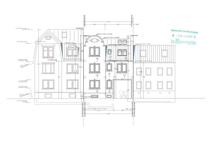 Ansicht 3  neues Gebäude