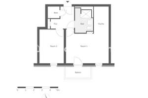 Tauschwohnung: 2 Zimmer gegen 4 Zimmer