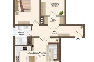 Liebhaberstück im Boho-Vintage-Style in begehrter Toplage - Rarität in denkmalgeschütztem Altbau – Waltherstraße 11, 80337 Am alten südlichen Friedhof, München – Vorschaubild 16