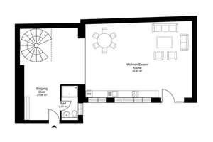 Erstbezug nach Kernsanierung - Loft-Wohnung im maisonette Stil mit Dachterrasse im Innenhof – Die vollständige Adresse der Immobilie erhältst du vom Anbieter., 80799 Universität, München – Vorschaubild 15