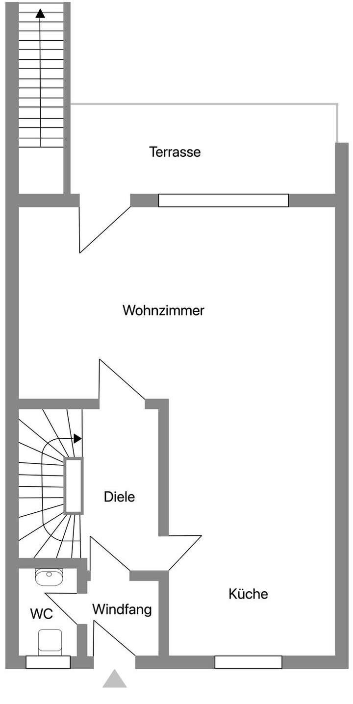 Schematischer Grundriss EG