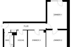 3-Zimmer-Wohnung mit Balkon im 3. Stock – Harsdörfferstr. 46, 90478 Glockenhof, Nürnberg – Vorschaubild 3