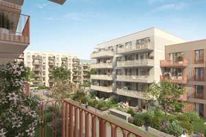 3-Zimmer-Wohnung  mit großzügigem Grundriss und Balkon in modernem Quartier