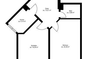 Bestlage in der Maxvorstadt - stilvolle 2 Zimmer mit Sonnenbalkon – Die vollständige Adresse der Immobilie erhältst du vom Anbieter., 80799 Universität, München – Vorschaubild 9