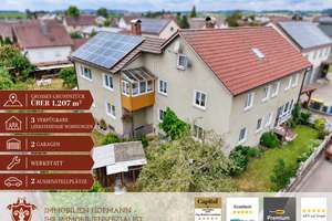 ***Großzügiges Mehrfamilienhaus mit 3 Wohneinheiten, PV- Anlage, Garagen & Werkstatt*** – 94431 Pilsting – Vorschaubild 1