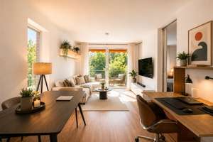 Uninah - Modernes KUBOX-Apartment mit großem Balkon und Einbauküche