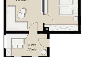 *Kapitalanlage* Gepflegte 2-Zimmer-Wohnung mit Balkon & Einbauküche – Die vollständige Adresse der Immobilie erhältst du vom Anbieter., 70435 Zuffenhausen-Hohenstein, Stuttgart – Vorschaubild 2