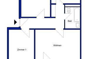 Ruhiges Wohnen mit Ausblick – 3‑Zimmer‑Wohnung mit Loggia – Robert-Schuman-Str. 3, 38444 Detmerode, Wolfsburg – Vorschaubild 2