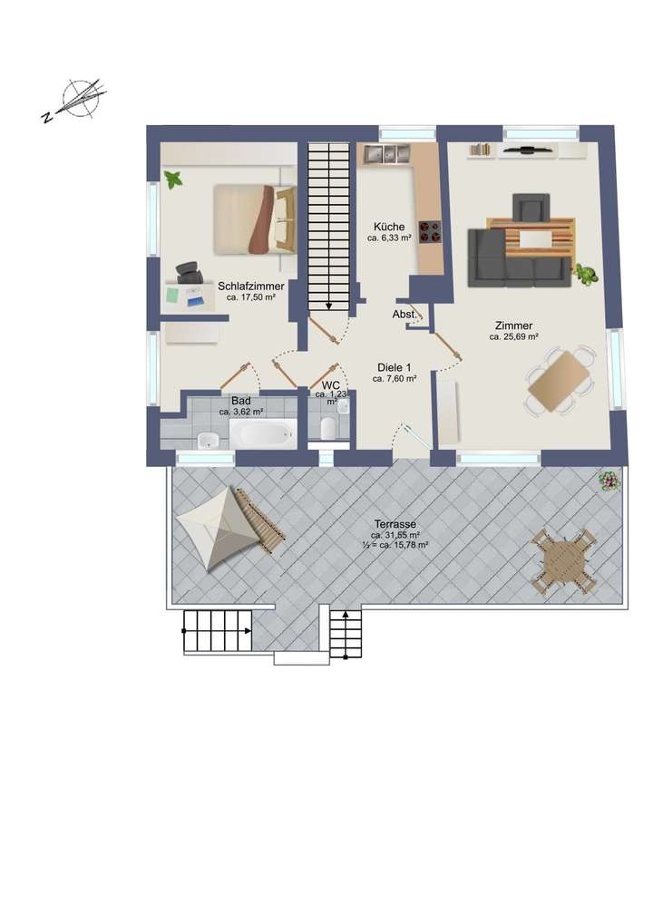 Grundriss Erdgeschoss