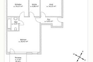 Sanierte 3 Zimmerwohnung in Badenstedt! – Albrecht-Schaeffer-Weg 99, 30455 Hannover – Vorschaubild 10