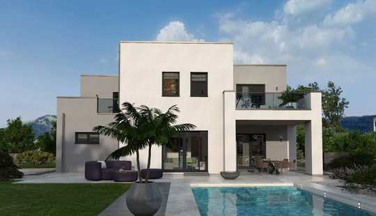 Bild von MODERNES EINFAMILIENHAUS MIT INTEGRIERTEM CARPORT