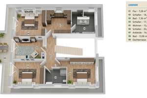 Exklusive Vermietung in Oberneuland, Design-Stadtvilla mit Erstbezug Frühjahr 2027 – Im Holze 13, 28355 Oberneuland, Bremen – Vorschaubild 6