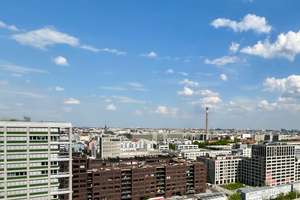 Panoramablick - Studio im Fritz Tower im 16. OG – Lehrter Strasse 24b, 10557 Moabit, Berlin – Vorschaubild 3