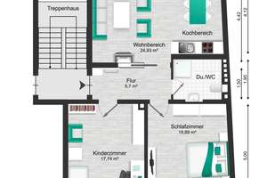 Modernisierte Wohnung mit offenem Wohnbereich – Bebelstraße 17, 58135 Haspe-Ost, Hagen – Vorschaubild 15