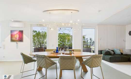 Einzigartiges Penthouse mit Outdoor-Whirlpool und Design-Ausstattung