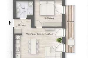 * Top Erstbezugswohnung mit Balkon & Duschbad * Neubau * Einbauküche möglich – 4107 Zentrum-Südost, Leipzig – Vorschaubild 24
