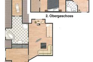 Möblierte 2-Zimmer-Wohnung mit Balkon – Seestraße 14, 18119 Seebad Warnemünde, Rostock – Vorschaubild 2