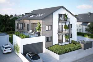 Lichtdurchflutete Dachgeschosswohnung mit Balkon in absolut ruhiger Lage