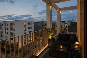 großzügige 1-Zimmer-Wohnung mit  Balkon und Einbauküche – Thomas-Jefferson-Straße 50, 68309 Käfertal, Mannheim – Vorschaubild 8