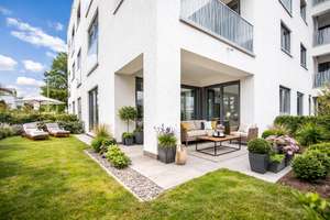 ProEigentum: Moderne 3-Zimmer-Garten-ETW in Bogenhausen, 67 m², mit Klima, Terrasse, TG-Stellplatz, – Englschalkinger Straße 148, 81927 Englschalking, München – Vorschaubild 3