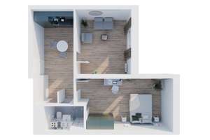 THE FIZZ Ludwigshafen - Mannheim – Vollmöblierte Doppelapartments für Studierende – 67061 Süd, Ludwigshafen am Rhein – Vorschaubild 12