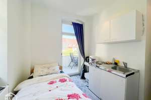 Charmante 1-Zimmerwohnung mit EBK, Balkon und Blick ins Grüne – Reinsburgstrasse 222, 70197 Hasenberg, Stuttgart – Vorschaubild 4