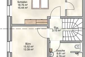 Neubau-Doppelhaushälfte mit 165 m² | 6 Zimmer | 2 Bäder | Garten | Kühlung | Smart Home – 4207 Grünau-Siedlung, Leipzig – Vorschaubild 8