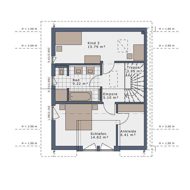 Grundriss Dachgeschoss