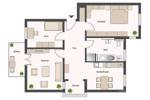 Freiwerdende 3-Zimmer-Familienwohnung! – Die vollständige Adresse der Immobilie erhältst du vom Anbieter., 1219 Leubnitz-Neuostra, Dresden – Vorschaubild 3
