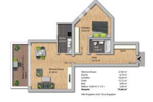 *** 2 ZKB IM 1. OG MIT XXL-BALKON IN ZENTRALER LAGE & MIT TG-EINZELSTELLPLATZ *** – Die vollständige Adresse der Immobilie erhältst du vom Anbieter., 81479 Solln, München – Vorschaubild 31