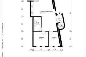 Frei!! Vermieten oder selbst einziehen, 3-Zimmerwohnung, hochwertig möbliert mit Balkon, Aufzug und – Kirchenweg 9, 90419 Bielingplatz, Nürnberg – Vorschaubild 14