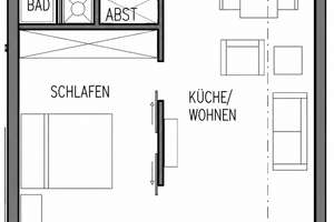 Wohnen im Stadthafen - attraktives KUBOX-Apartment mit Einbauküche und Terrasse – Achtersteven 4, 26122 Innenstadt, Oldenburg (Oldenburg) – Vorschaubild 6