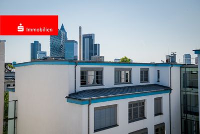 Frankfurt - Bockenheim: Einzigartiges Loft mit Skylineblick, Terrasse und privater Sauna