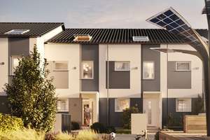Elegantes 5,5-Zimmer-Reihenmittelhaus mit 2 großen Tiefgaragen und Südterasse in Weingarten (Baden) – Ulmenplatz 1/2, 76356 Weingarten (Baden) – Vorschaubild 1
