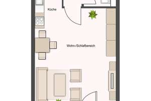 Kapitalanlage mit Wohlfühlfaktor: Modernisierte 1-Zimmer-Wohnung mit Balkon am Waldrand – 63069 Vorderwald-Rosenhöhe, Offenbach am Main – Vorschaubild 20