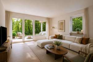 Traum im Grünen: Großzügige, modernisierte 2-Zimmer-Erdgeschosswohnung mit Terrasse – Isartalstraße 45a, 80469 Dreimühlen, München – Vorschaubild 2