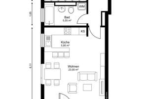 Einzugsfertige 2-Zimmer-Wohnung mit Balkon & Tiefgarage in München-Pasing – Die vollständige Adresse der Immobilie erhältst du vom Anbieter., 81241 Pasing, München – Vorschaubild 17