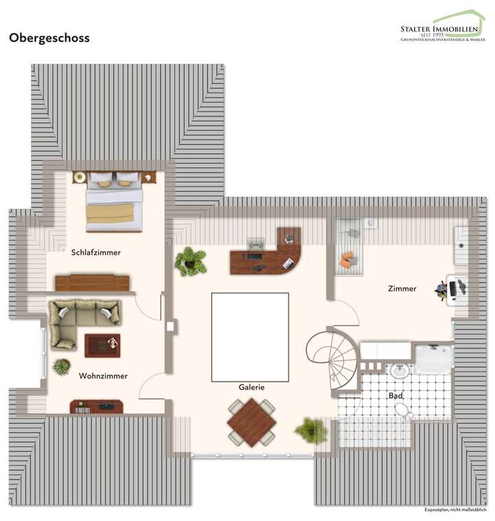 Grundriss, Obergeschoss