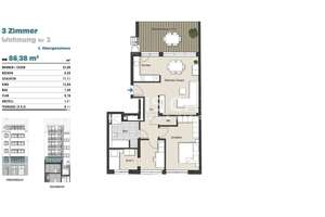 NEU: MITTEN IM BELGISCHEM VIERTEL MIT GROßER DACHTERASSE UND AUFZUG ZUM VERLIEBEN + PROVISIONSFREI + – Die vollständige Adresse der Immobilie erhältst du vom Anbieter., 50672 Neustadt/Nord, Köln – Vorschaubild 6