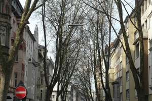 Helles, modern voll möbliertes 1,5-Zi.-Apartment mit großer Terrasse im Zentrum von Düsseldorf
