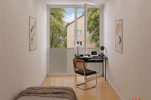 Moderne 2-Zimmer-Neubauwohnung mit Balkon – attraktives Investment in München-Sendling – Die vollständige Adresse der Immobilie erhältst du vom Anbieter., 81377 Am Waldfriedhof, München – Vorschaubild 3